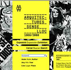 Arquitecturas sin lugar 1968-2008